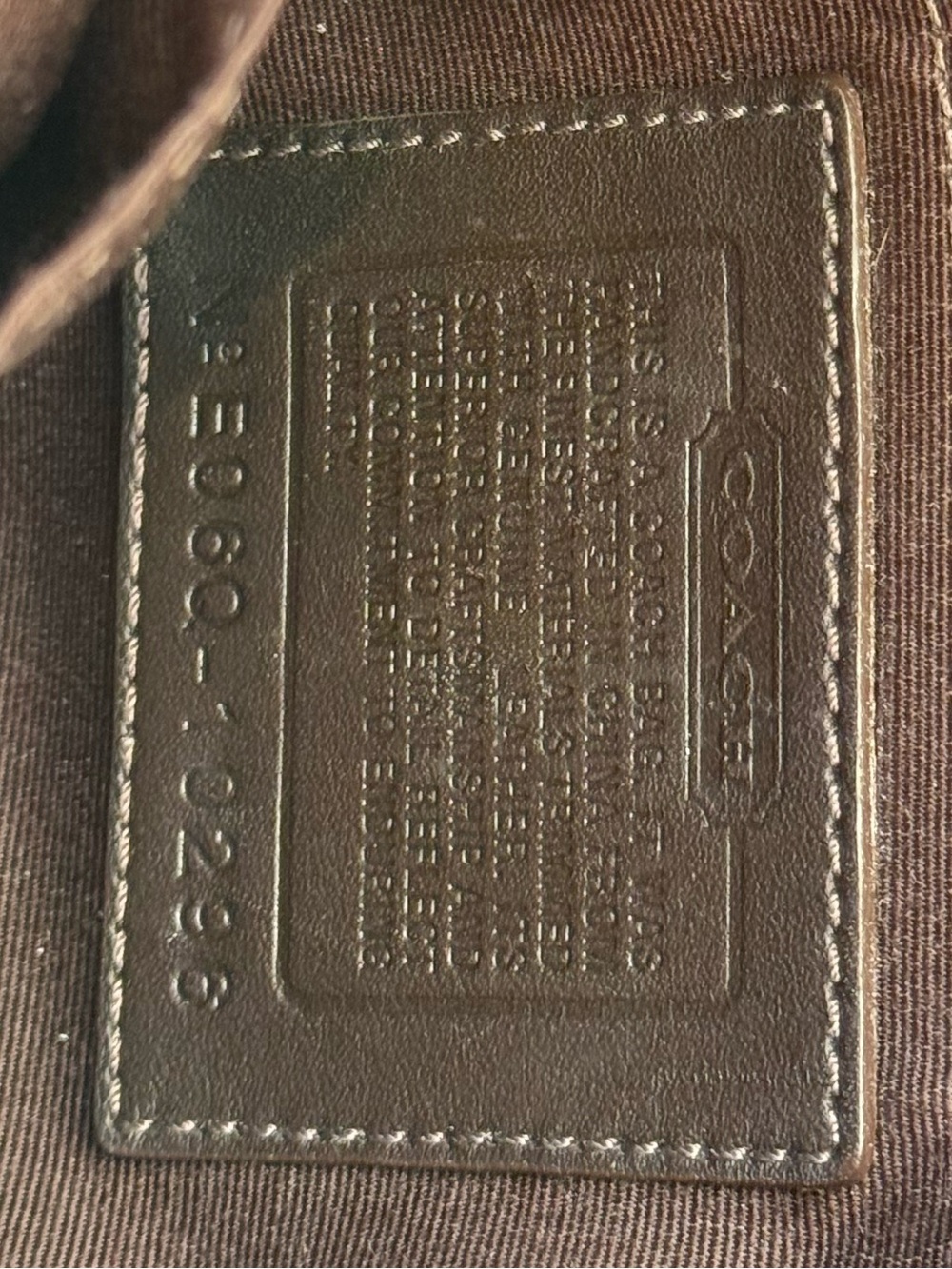 vintage coach mini soho in chocolate brown**read bio for the missing hangtag** - Picture 12 of 12